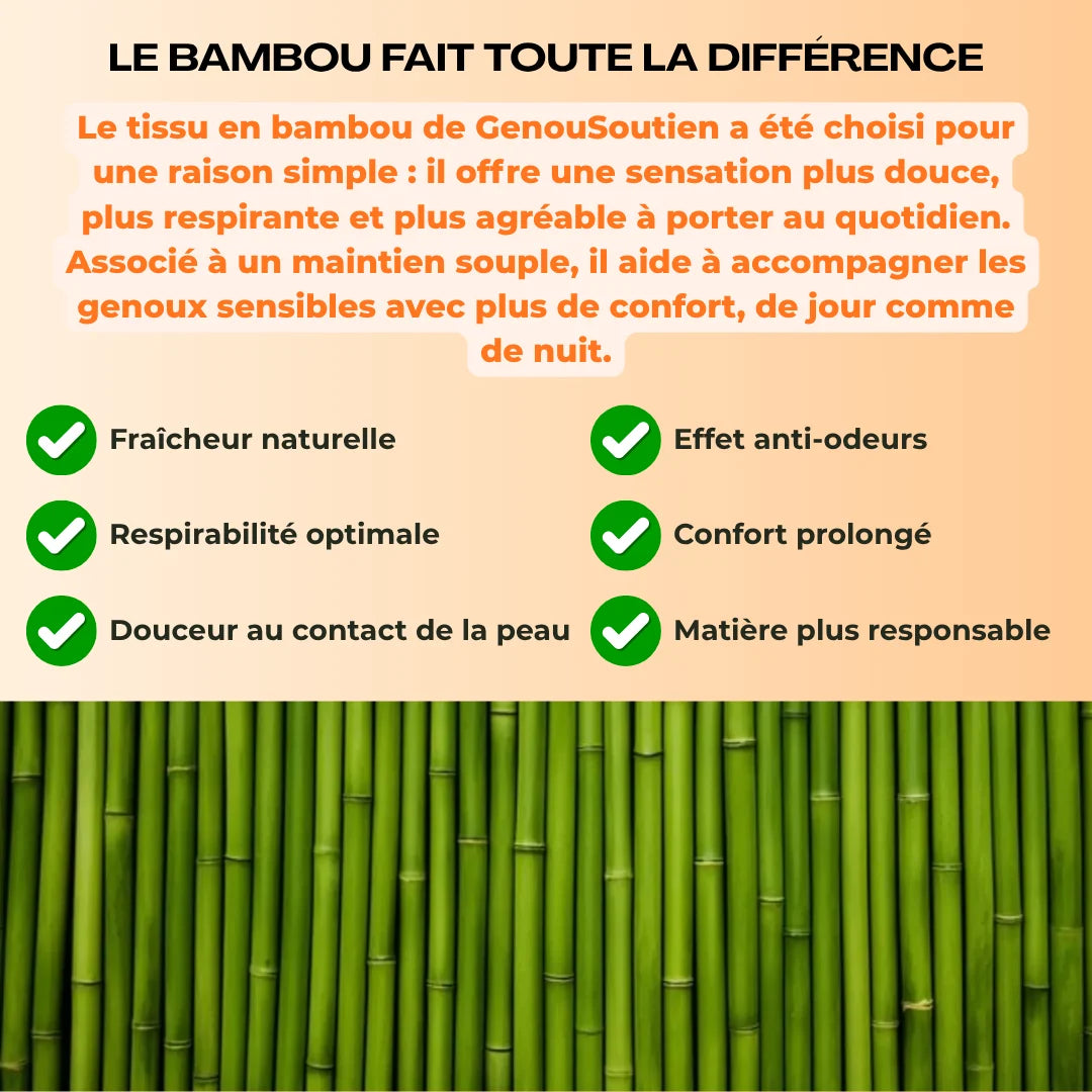 GenouSoutien – Genouillère en bambou pour un soulagement au quotidien