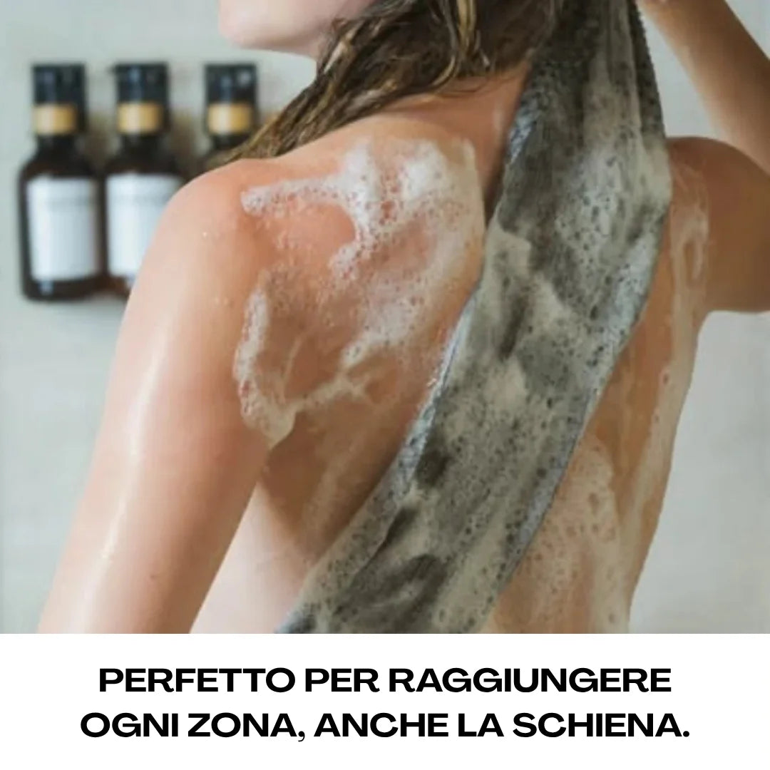 Vera Original 3-in-1 – Asciugamano da doccia esfoliante antibatterico