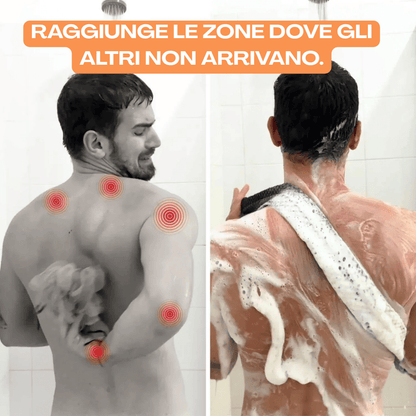 Vera Original 3-in-1 – Asciugamano da doccia esfoliante antibatterico