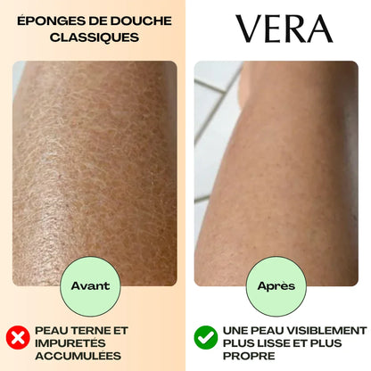 Vera Original 3-en-1 – Serviette de douche exfoliante antibactérienne
